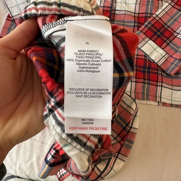 BedHead Organic Cotton NWT Women Pajama Christmas Plaid Set - Picture 3 of 3